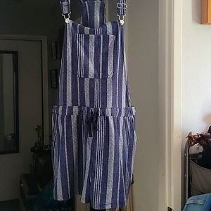 Plus size soft overalls